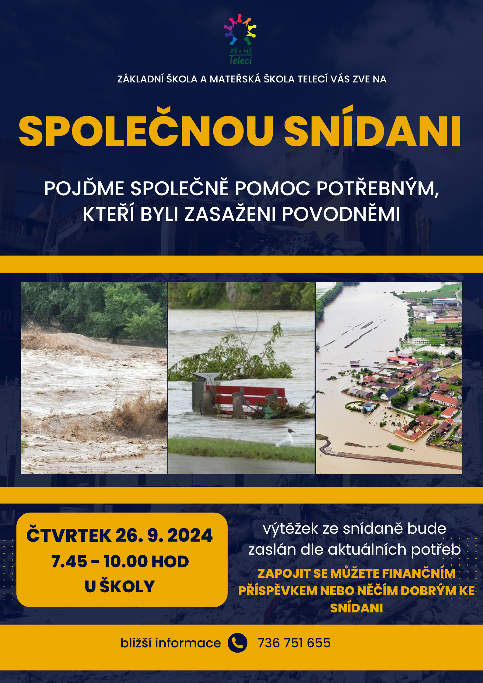 SPOLEČNÁ SNÍDANĚ – 26. 9 . 2024